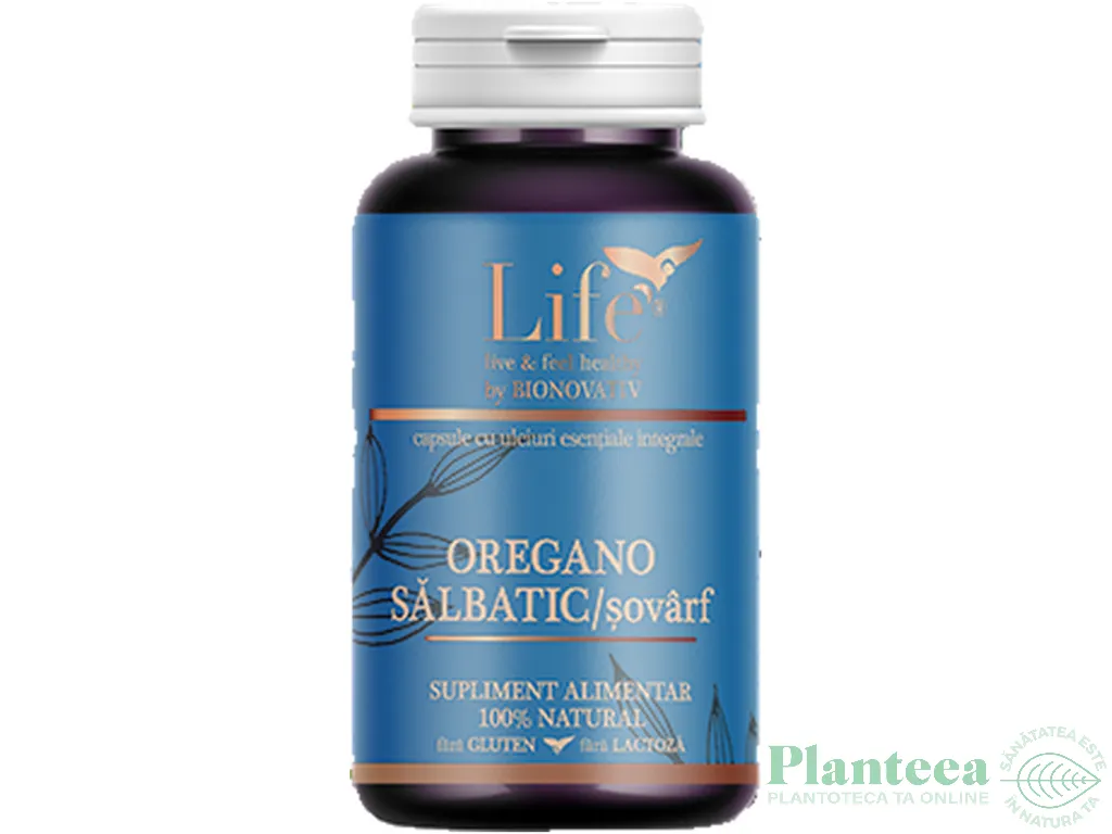 Capsule ulei esential integral Oregano salbatic 30cps - LIFE