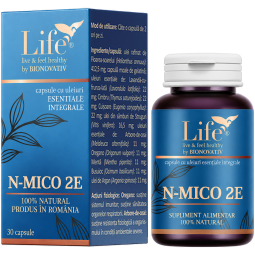 Capsule uleiuri esentiale integrale N~MICO2E contra micozelor 30cps - LIFE