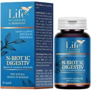 Capsule uleiuri esentiale integrale N~BIOT 1C Digestiv 30cps - LIFE