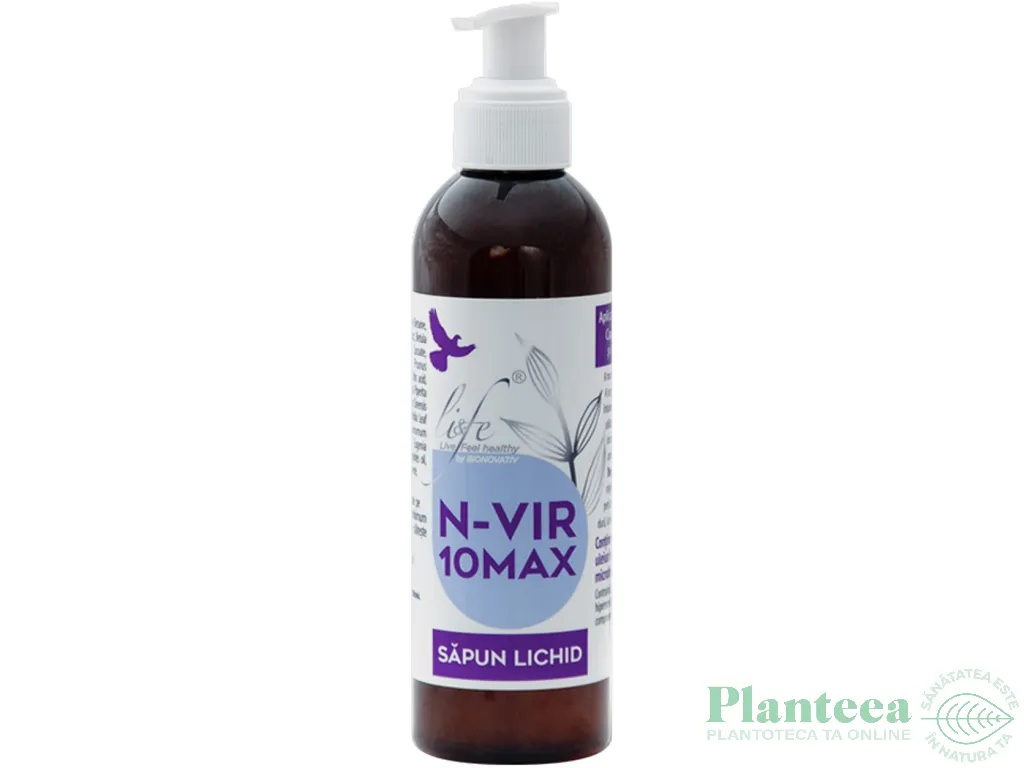 Sapun lichid N~VIR 10Max 200ml - LIFE
