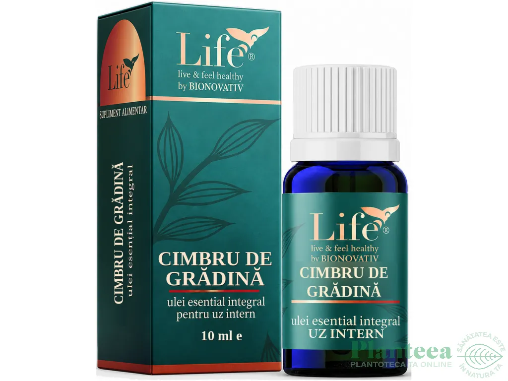Ulei esential integral cimbru gradina 10ml - LIFE