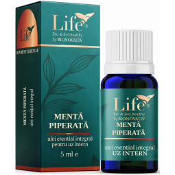 Ulei esential integral menta piperata 5ml - LIFE