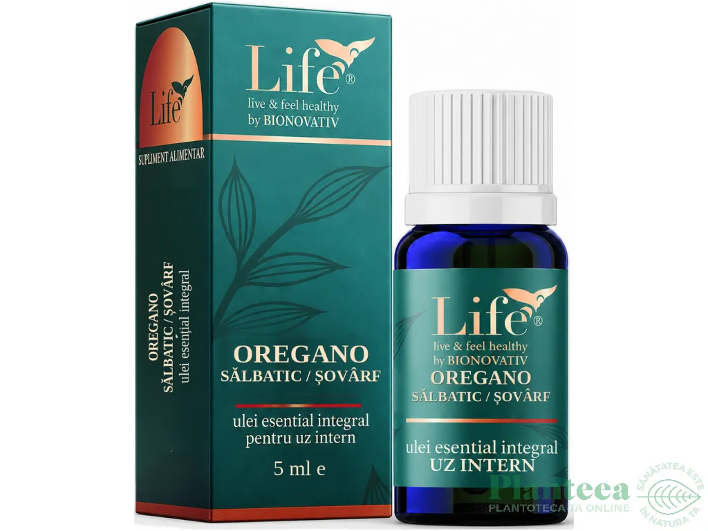 Ulei esential integral oregano salbatic [sovarf] 5ml - LIFE