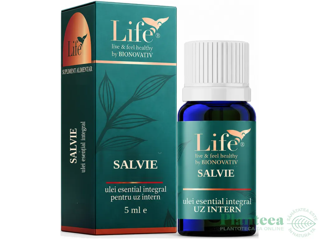 Ulei esential integral salvie [salvia officinalis] 5ml - LIFE