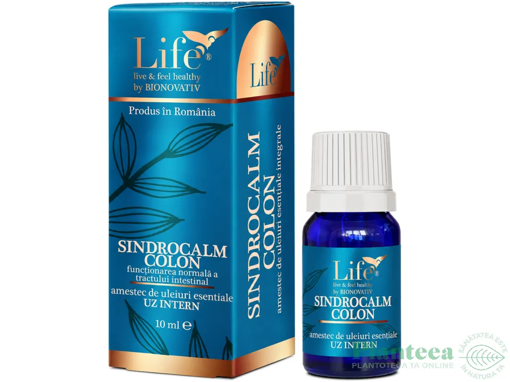 Blend uleiuri esentiale integrale SindroCalm Colon 10ml - LIFE