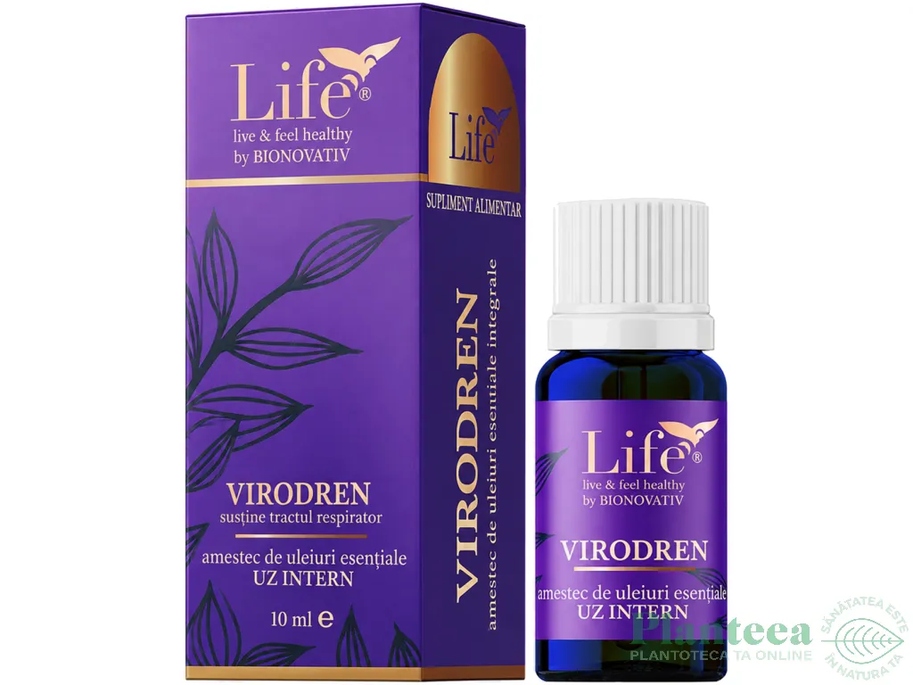 Blend uleiuri esentiale integrale ViroDren 10ml - LIFE