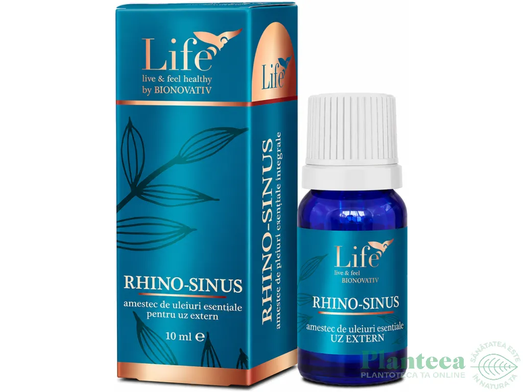 Blend uleiuri esentiale integrale Rhino Sinus 10ml - LIFE