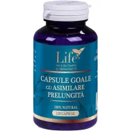 Flacon plastic cu 120 capsule goale vegetale cu asimilare prelungita 1b - LIFE