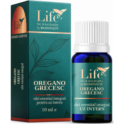 Ulei esential integral oregano grecesc 85%carvacrol 10ml - LIFE