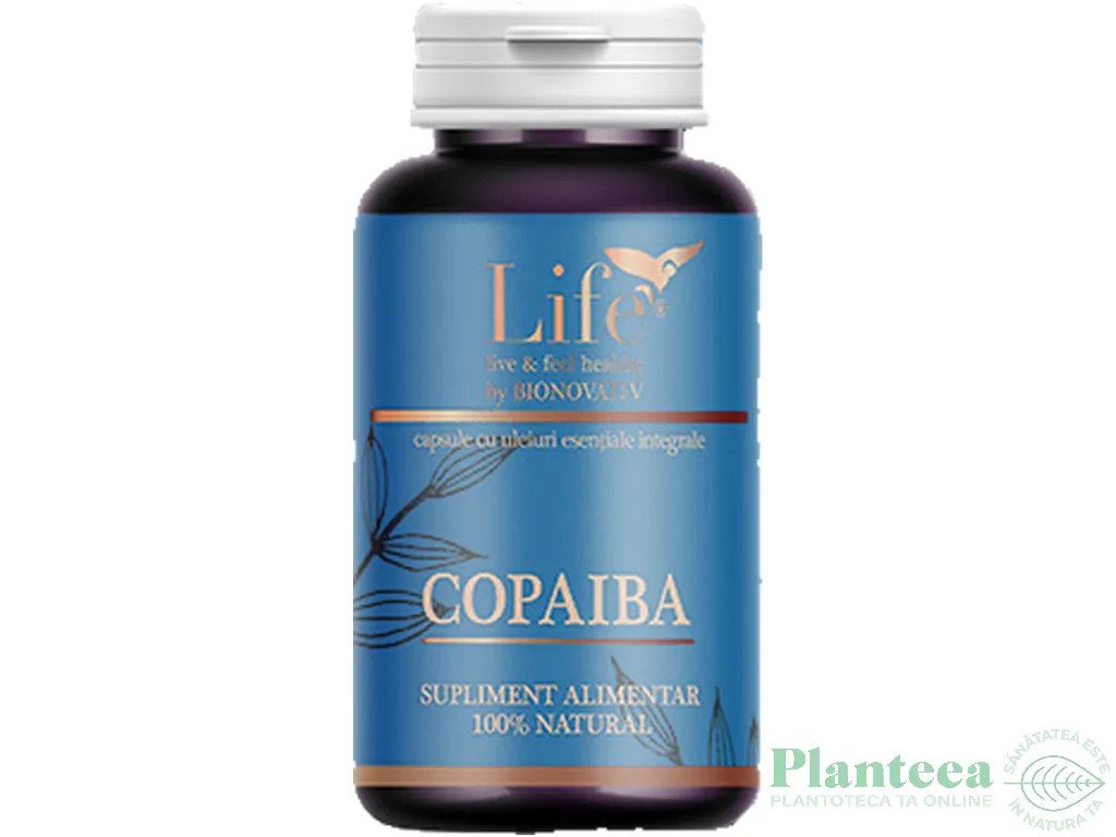 Capsule ulei esential integral Copaiba 30cps - LIFE