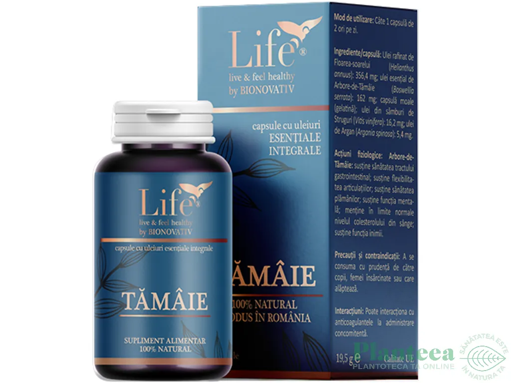 Capsule ulei esential integral Tamaie 30cps - LIFE