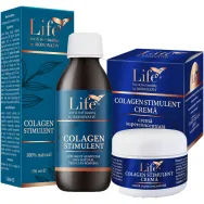 Kit colagen stimulent [crema+tinctura] 2b - LIFE