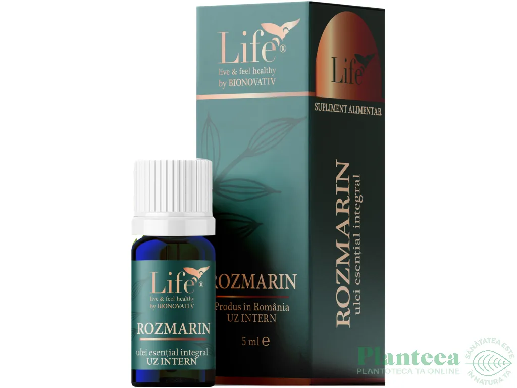 Ulei esential integral rozmarin 5ml - LIFE