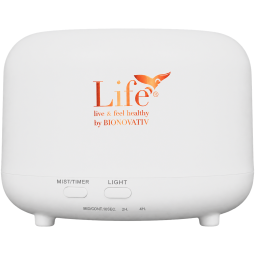 Difuzor ultrasonic uleiuri esentiale alb 300ml - LIFE