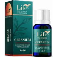 Ulei esential integral geranium 5ml - LIFE
