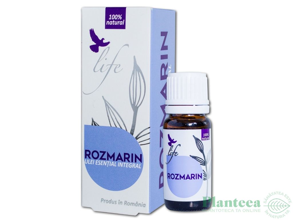 Ulei esential integral rozmarin 10ml - LIFE