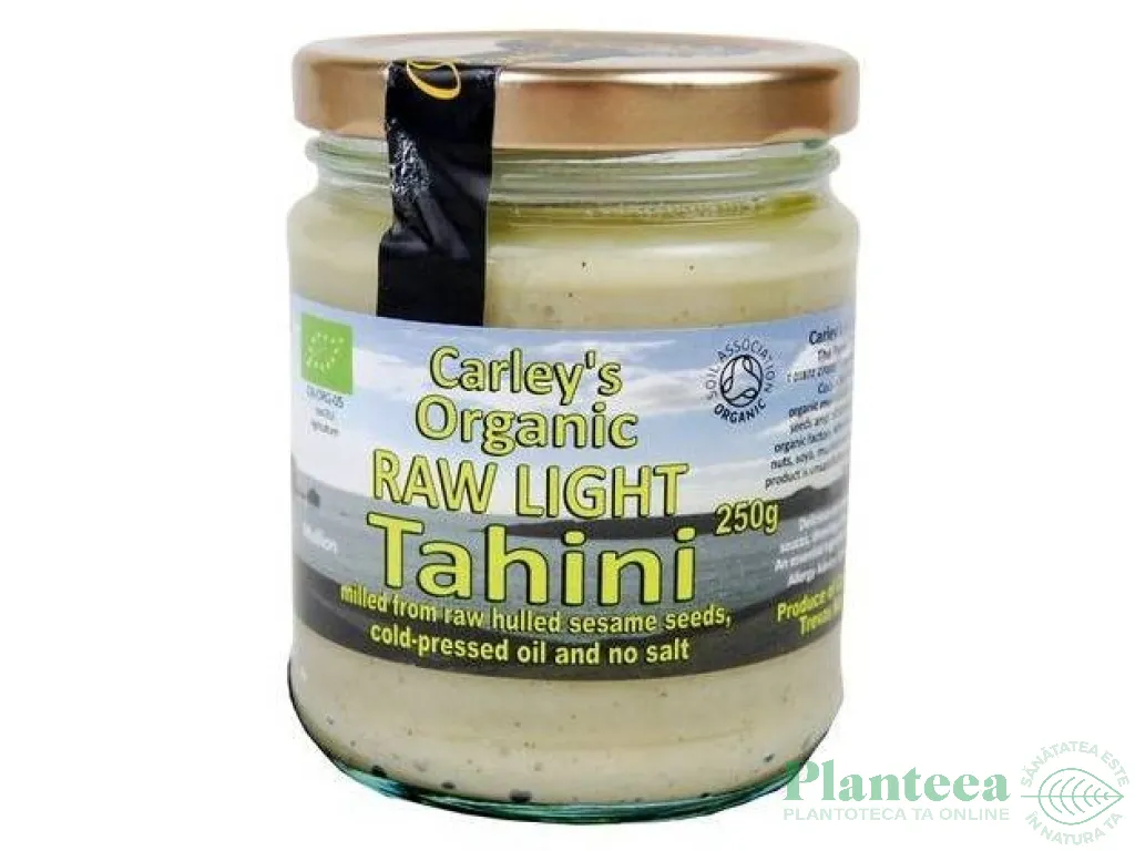 Pasta susan decojit Tahini raw eco 250g - CARLEY`S