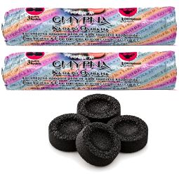Set 2x Carbune aromat cu smirna Grecia rola 10pastile 40g - LIHNARI