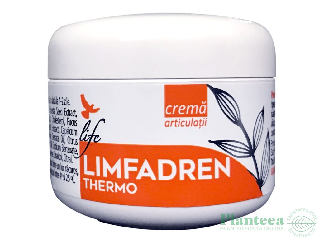 Crema Limfatic Dren thermo 50ml - LIFE