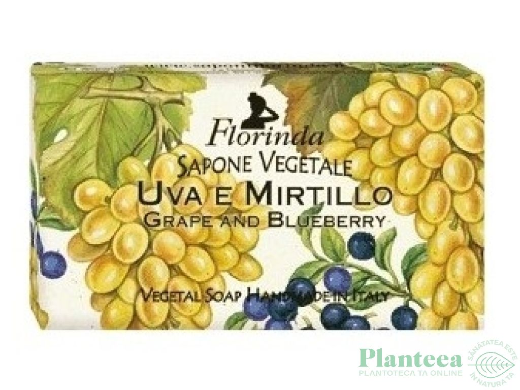 Sapun vegetal Uva e mirtillo 100g - FLORINDA