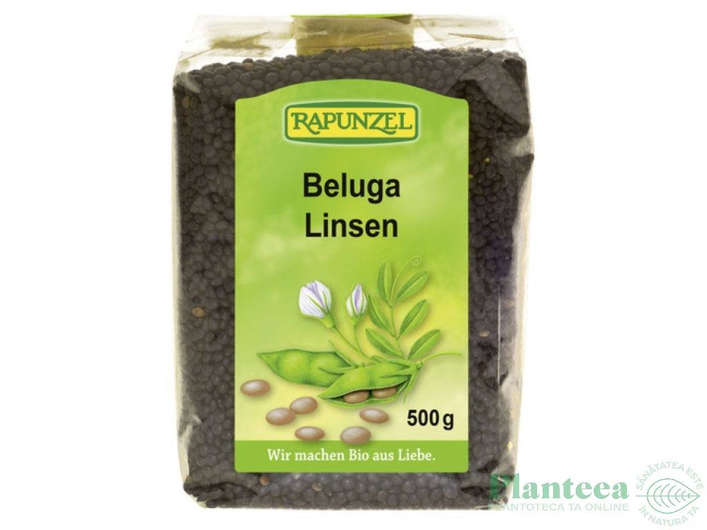 Linte neagra boabe eco 500g - RAPUNZEL