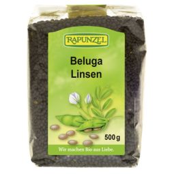 Linte neagra boabe eco 500g - RAPUNZEL