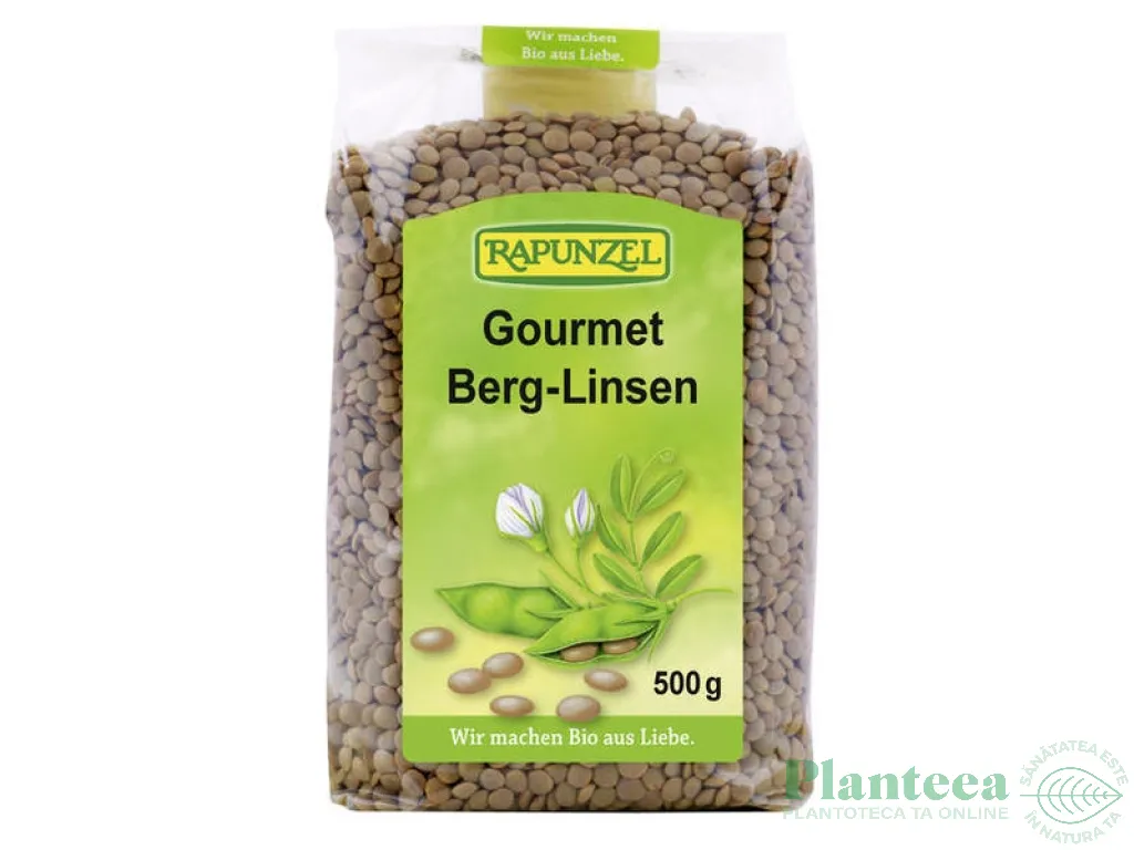 Linte maro Gourmet boabe eco 500g - RAPUNZEL