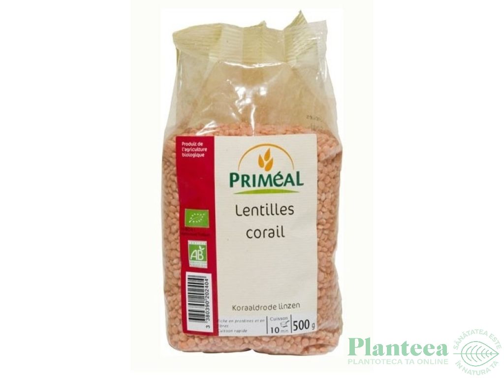 Linte tricolora boabe eco 500g - PRIMEAL