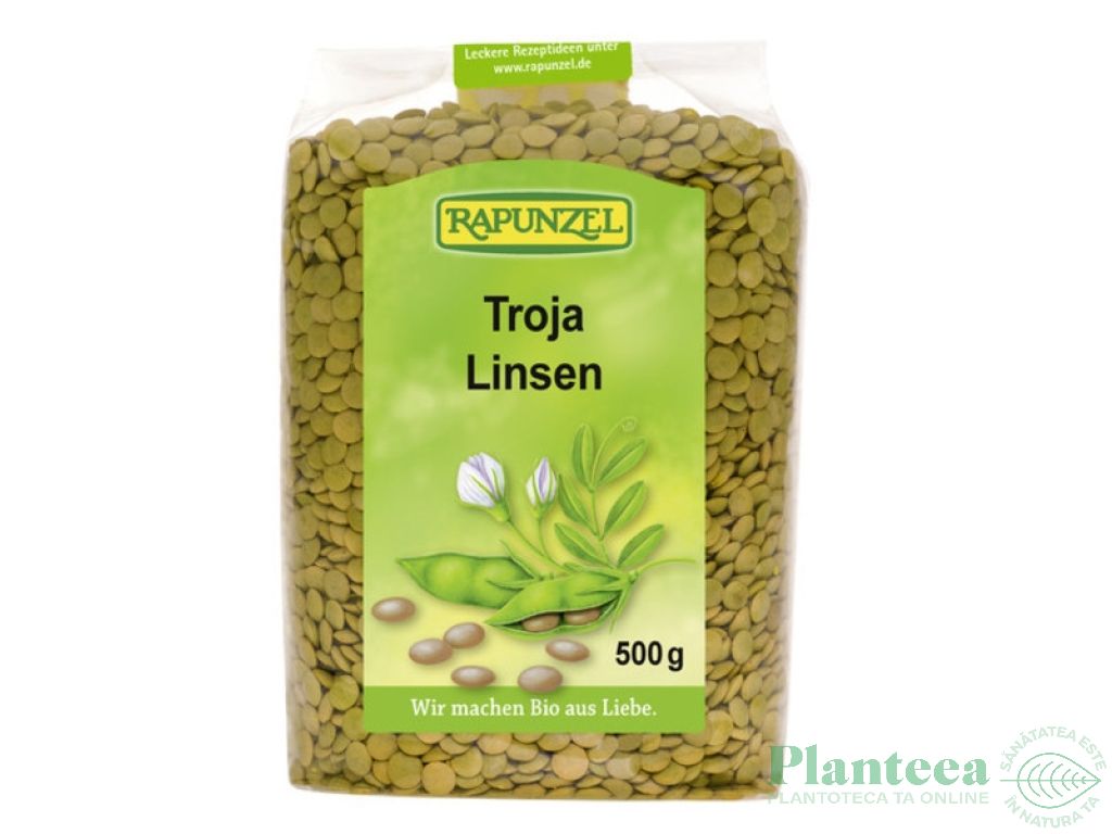 Linte maro Troja boabe eco 500g - RAPUNZEL