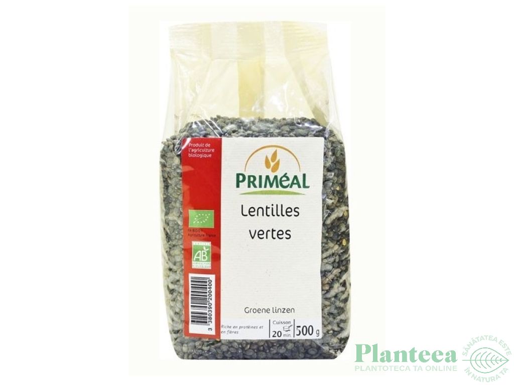 Linte verde boabe eco 500g - PRIMEAL