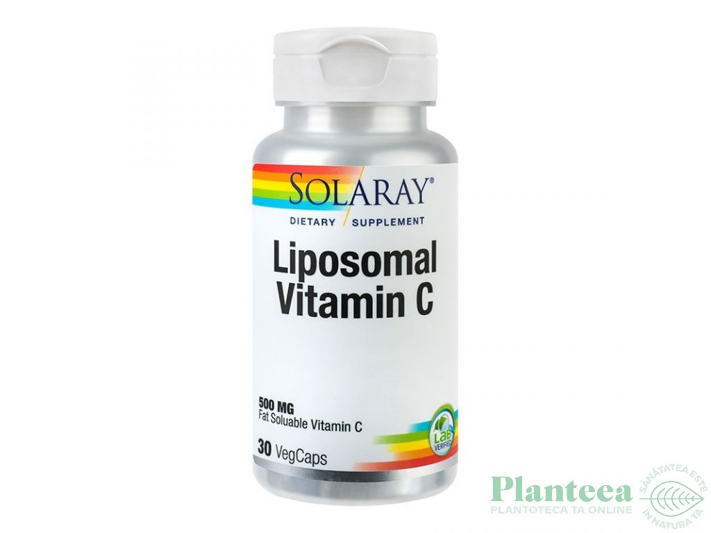 Vitamina C Liposomal 500mg 30cps - SOLARAY