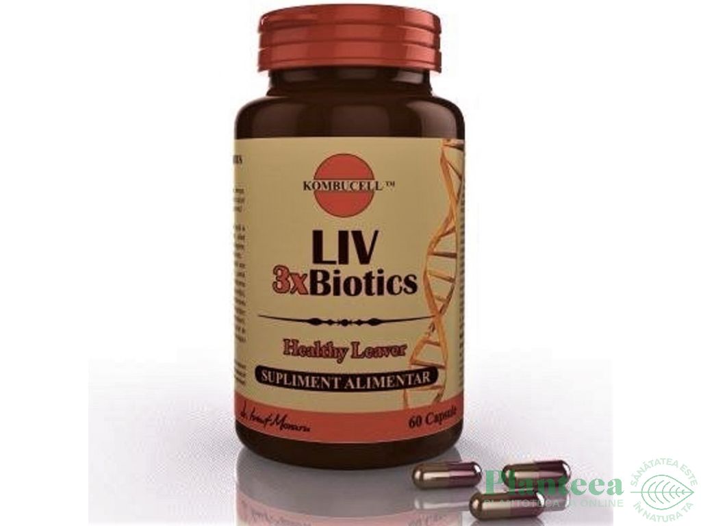 Liv 3xbiotics 60cps - KOMBUCELL