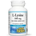 L~lysine 500mg 90cps - NATURAL FACTORS