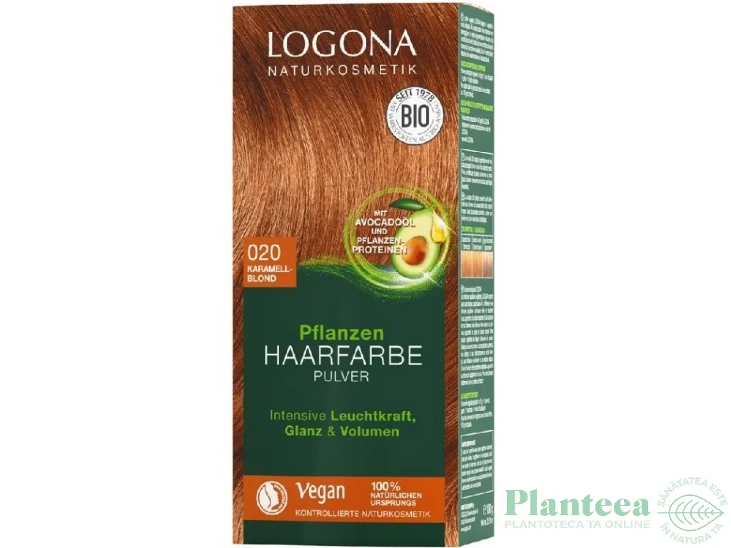 Vopsea par blond Sahara 020 100g - LOGONA