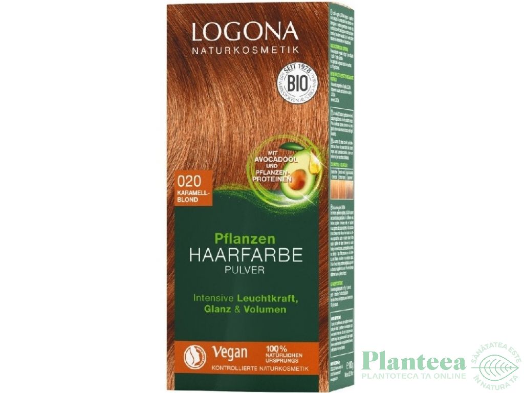 Vopsea par blond Sahara 020 100g - LOGONA