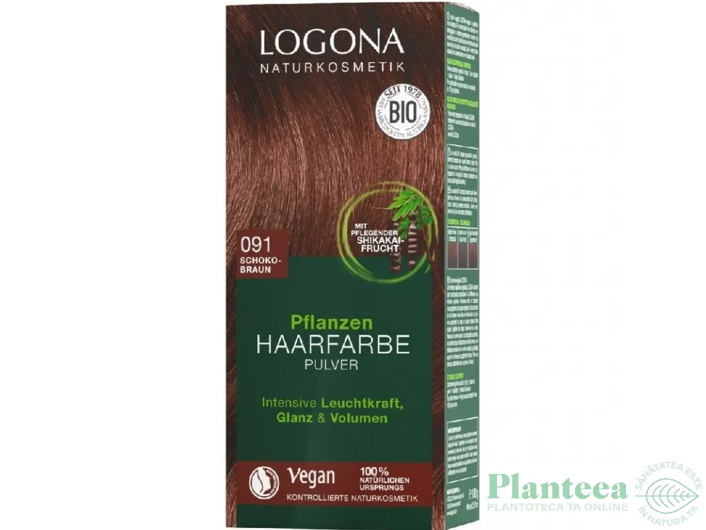 Vopsea par ciocolatiu 091 100g - LOGONA