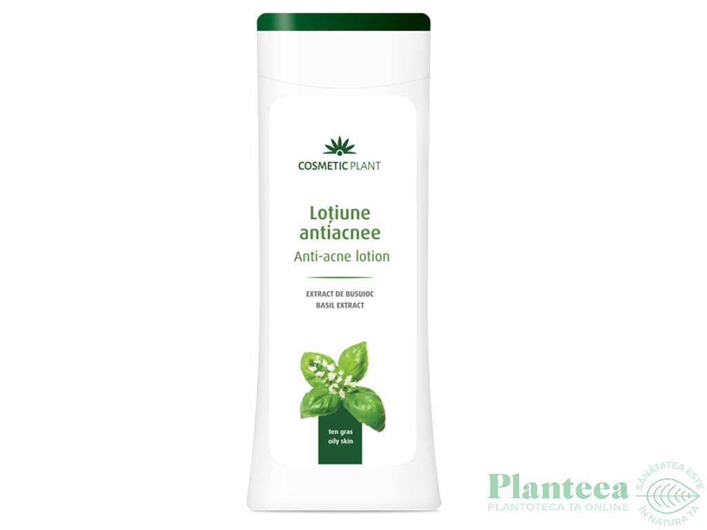 Lotiune antiacnee busuioc 200ml - COSMETIC PLANT