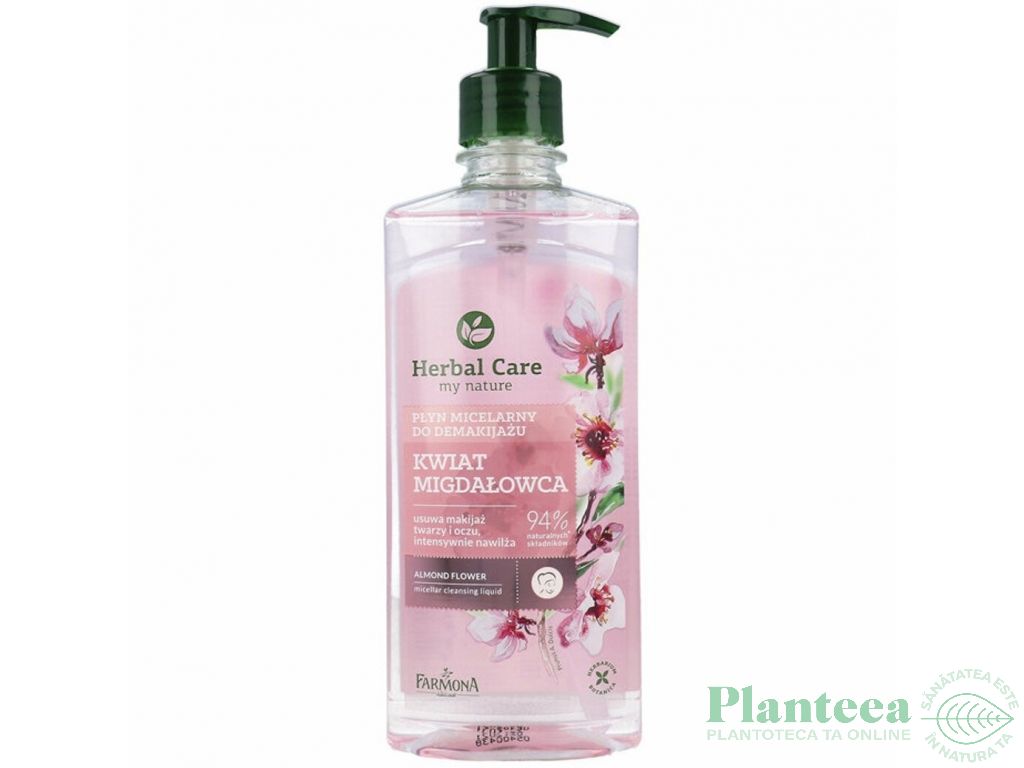 Lotiune micelara demachiere curatare Herbal Care 400ml - FARMONA