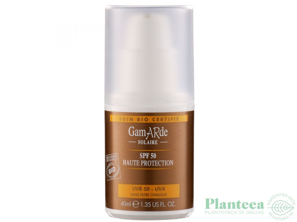 Crema protectie solara spf50 40ml - GAMARDE