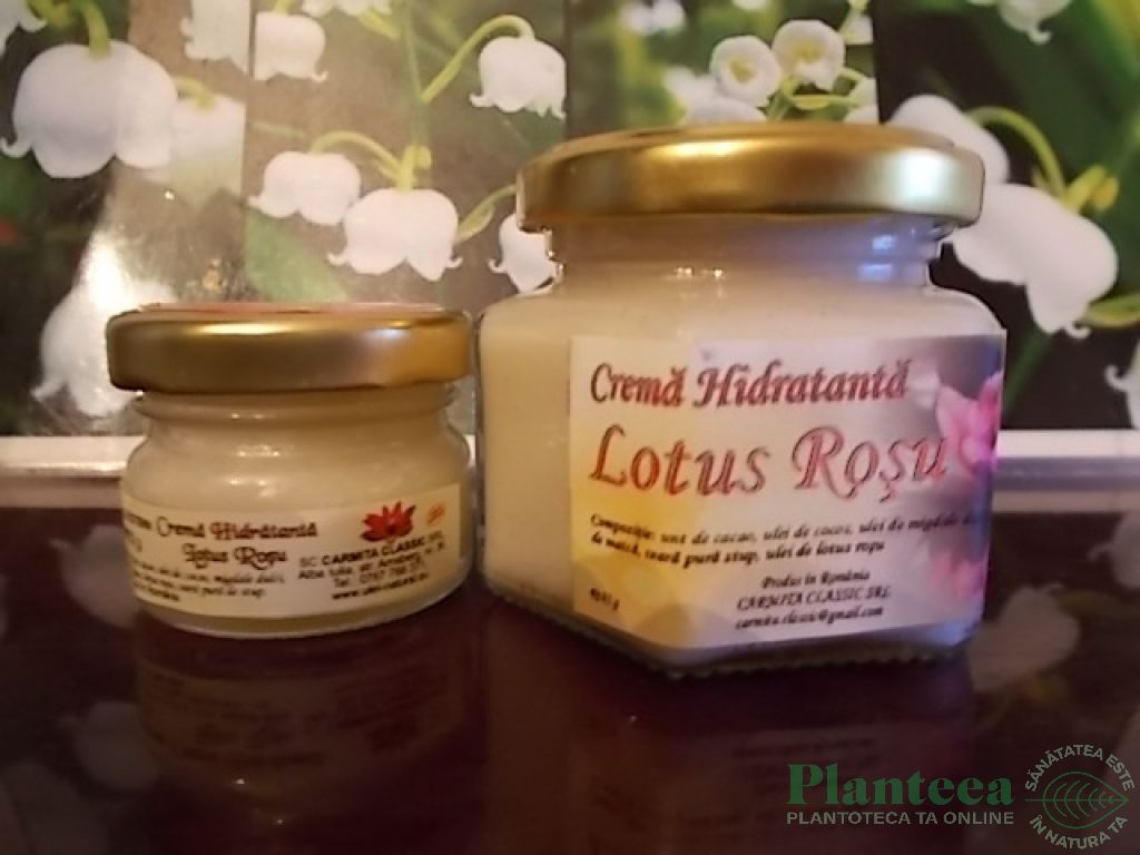 Crema hidratanta lotus rosu 100g - CARMITA CLASSIC