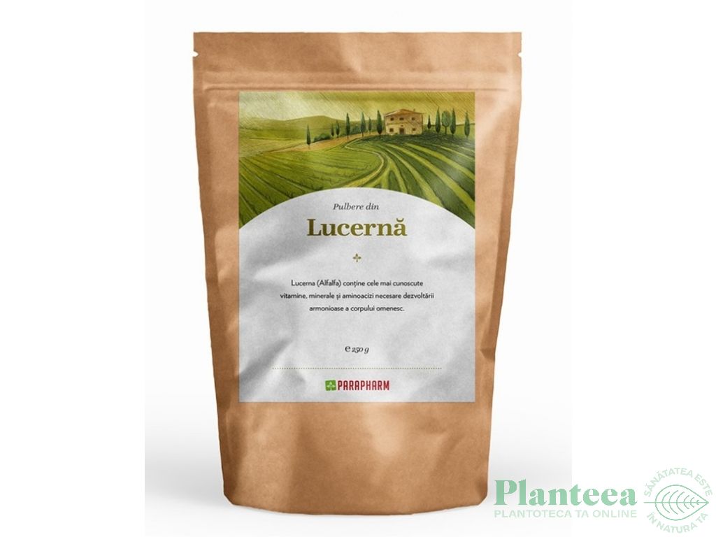 Pulbere lucerna verde 250g - PARAPHARM