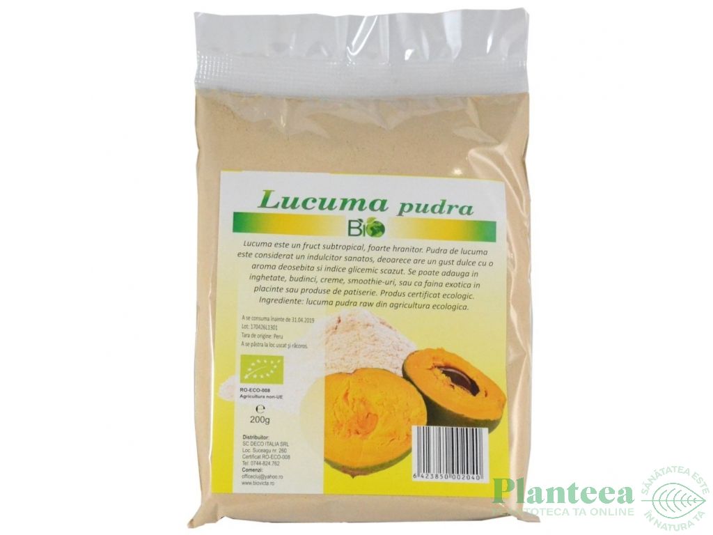 Pulbere lucuma eco 200g - DECO ITALIA