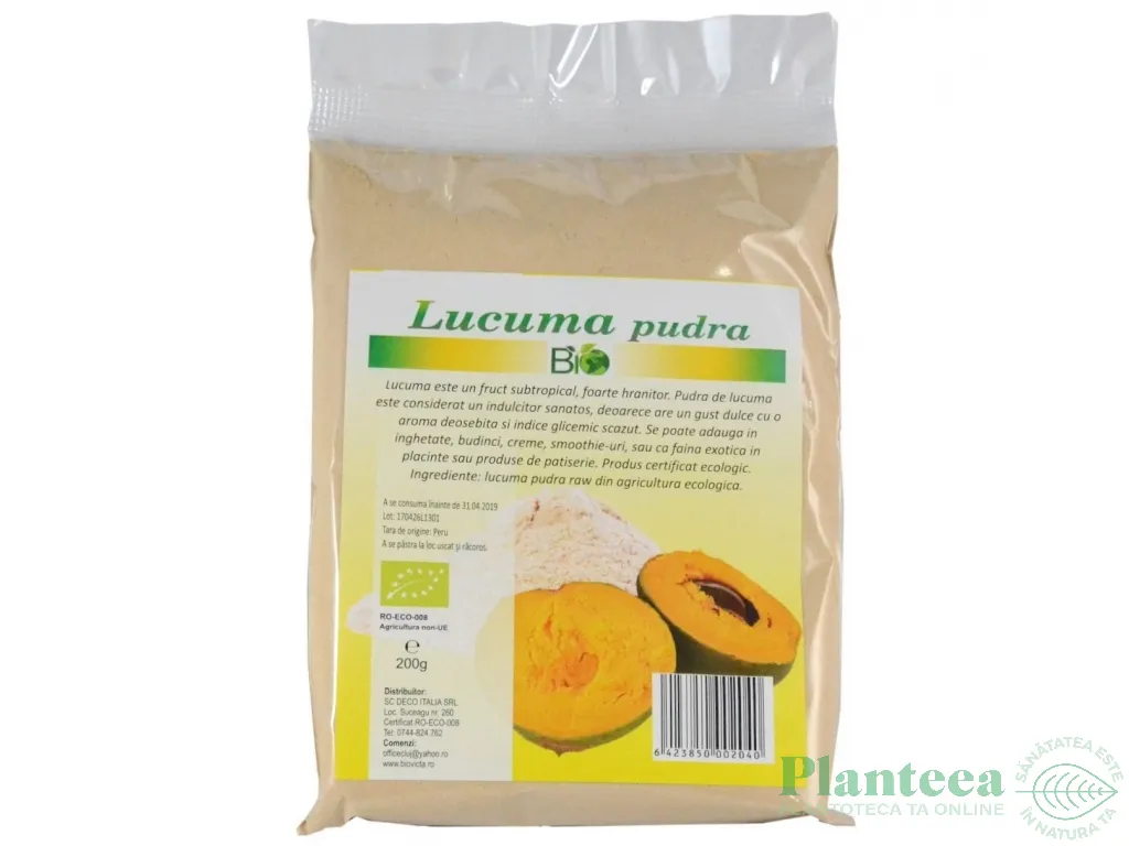Pulbere lucuma eco 200g - DECO ITALIA