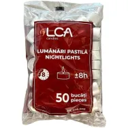 Lumanari pastila neparfumate 8h 50b - LCA