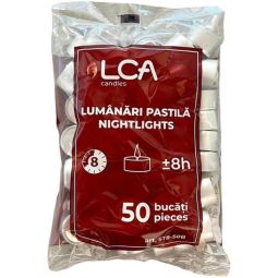 Lumanari pastila neparfumate 8h 50b - LCA