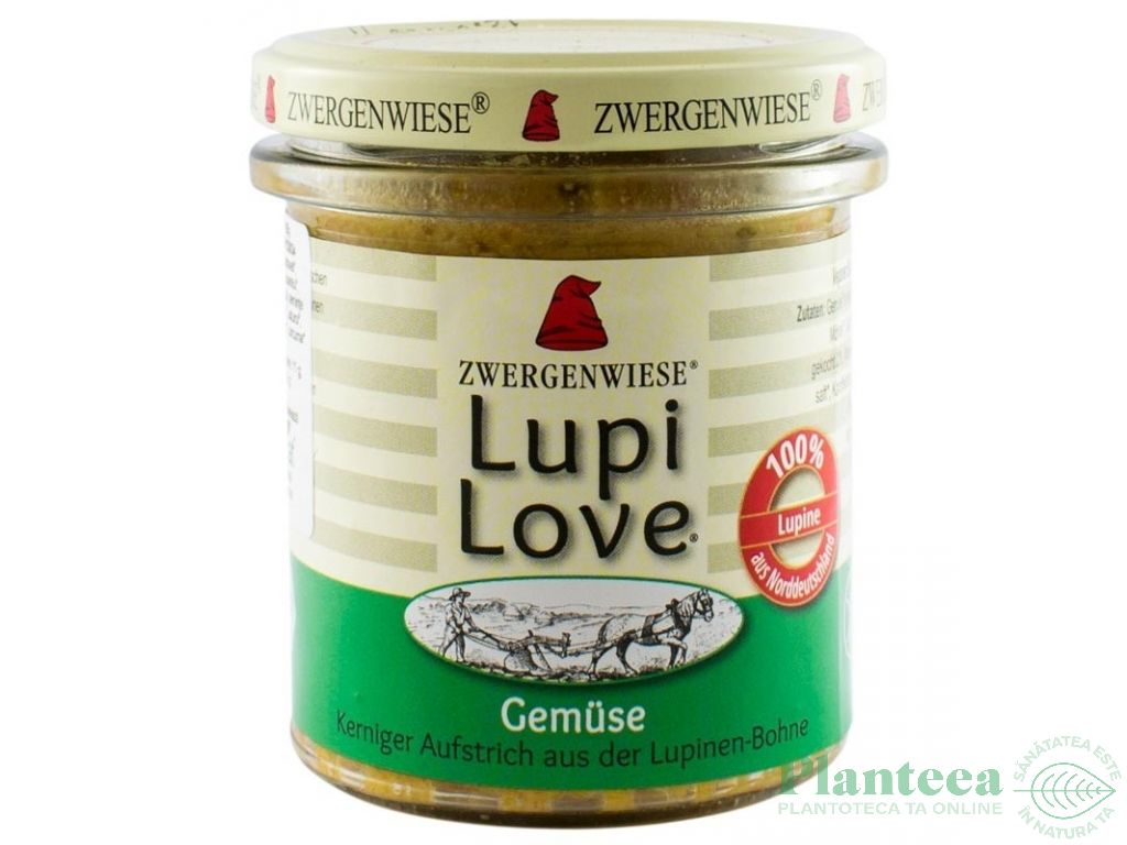 Crema tartinabila lupin legume eco 165g - ZWERGENWIESE