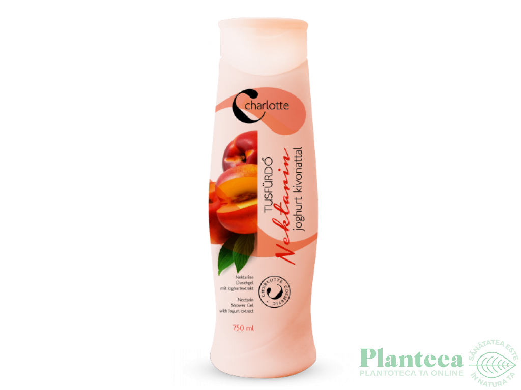 Gel dus iaurt nectarine 750ml - CHARLOTTE COSMETICS