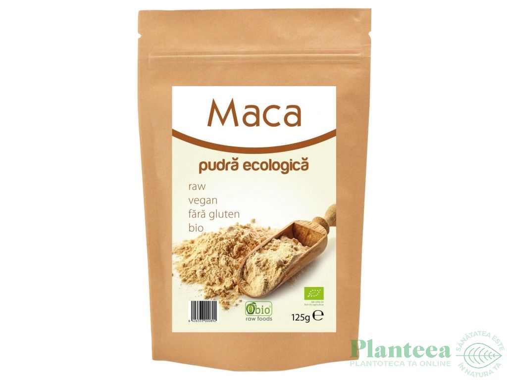 Pulbere maca raw eco 125g - OBIO