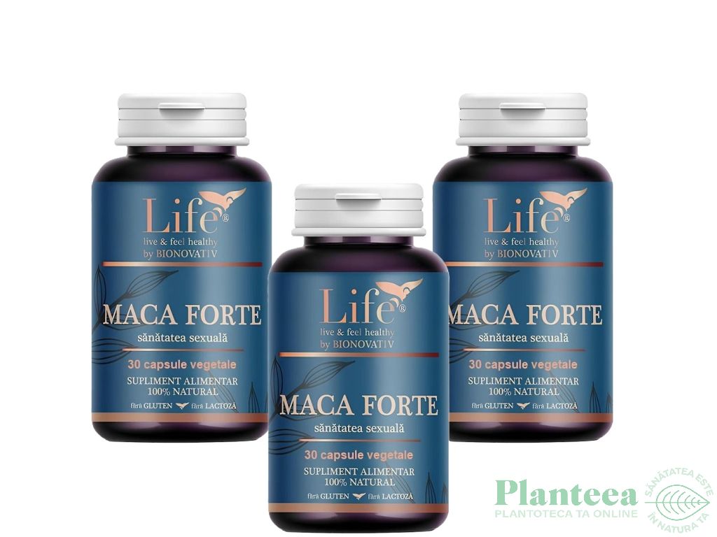 Pachet Maca forte 3x30cps - LIFE