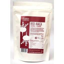 Pulbere maca rosie eco 100g - DRAGON SUPERFOODS